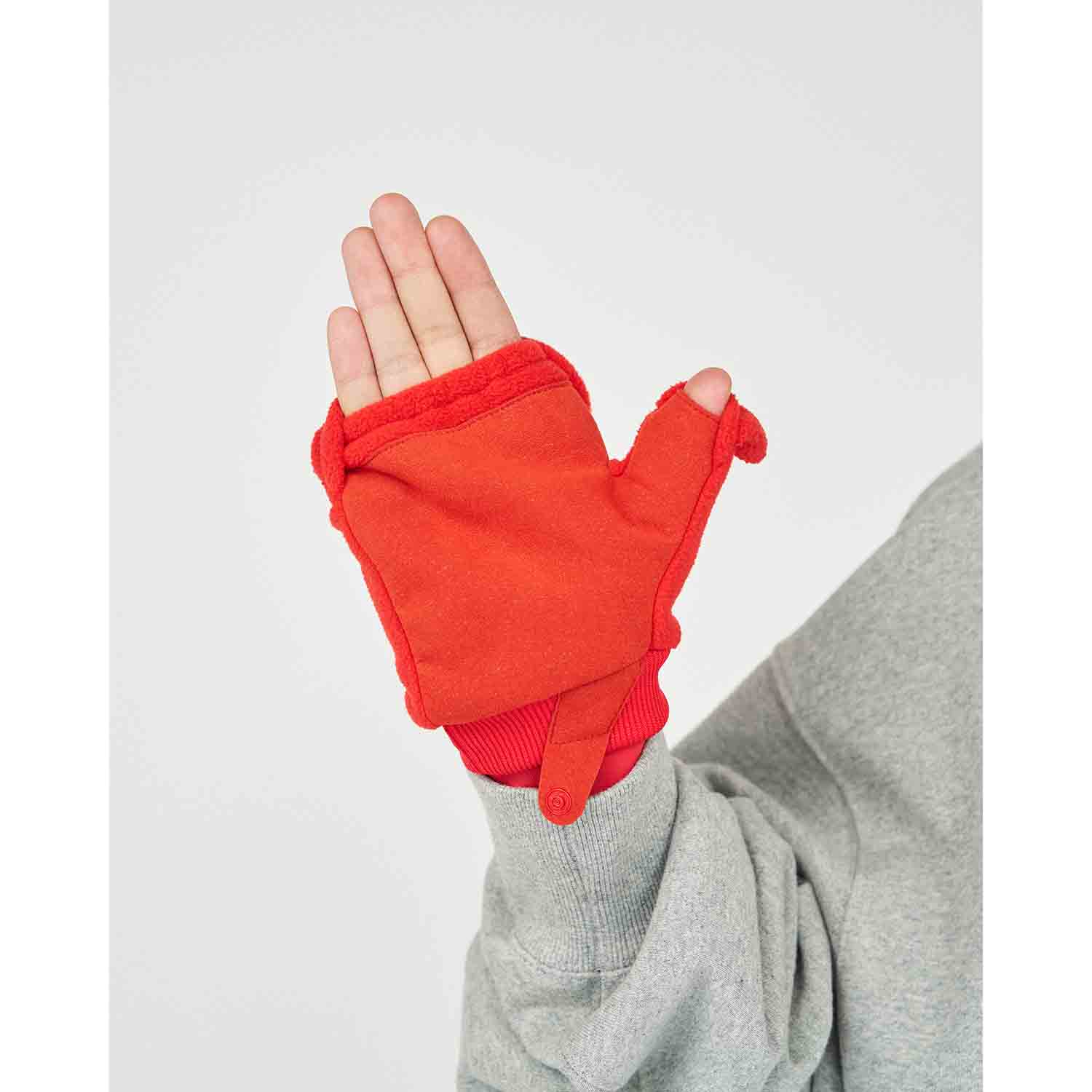 FreshService フレッシュサービス MICRO FLEECE MITTENS マイクロフリースミトン BLACK