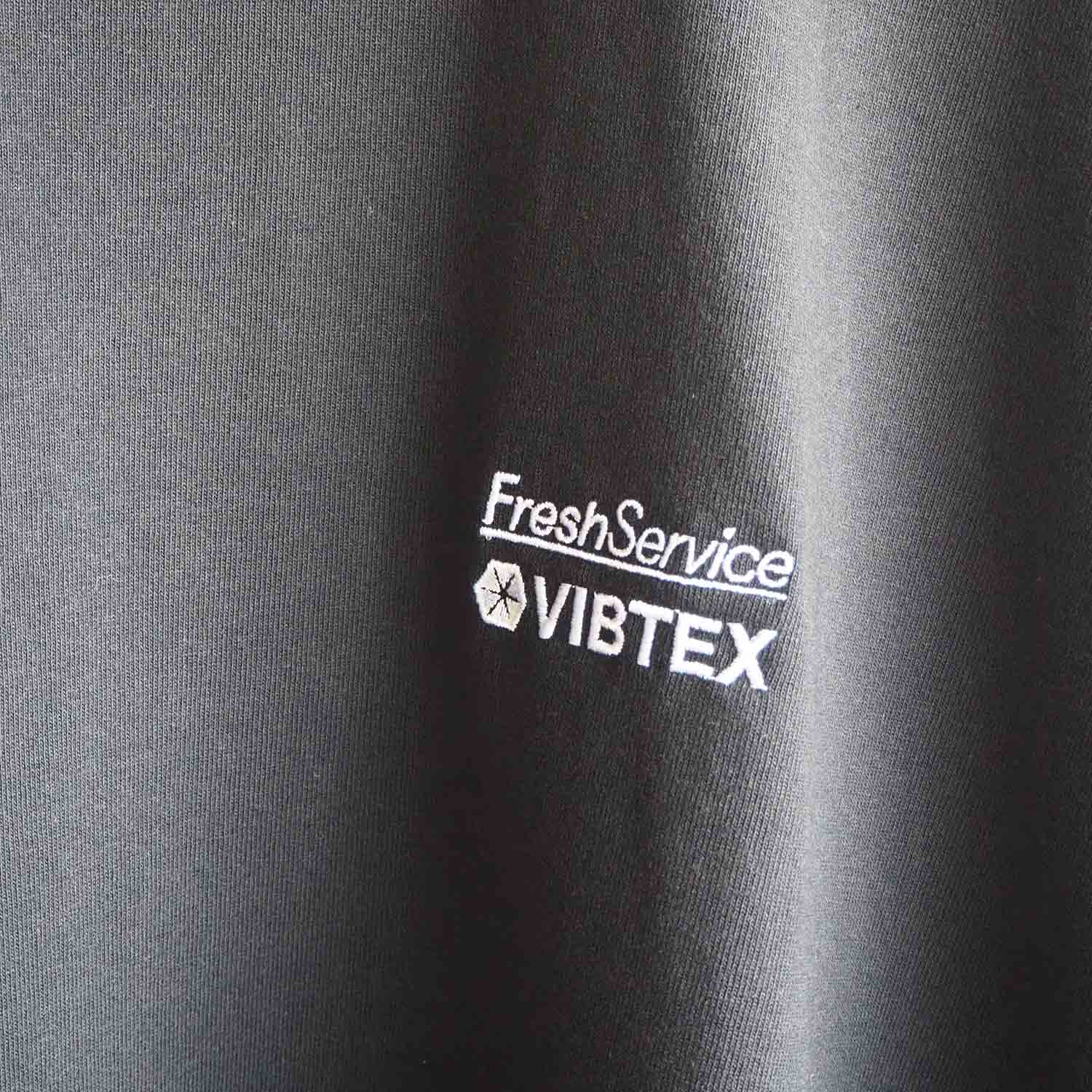 VIBTEX for FreshService ビブテックスフォーフレッシュサービス S/S CREW NECK TEE クルーネックTシャツ ブラック