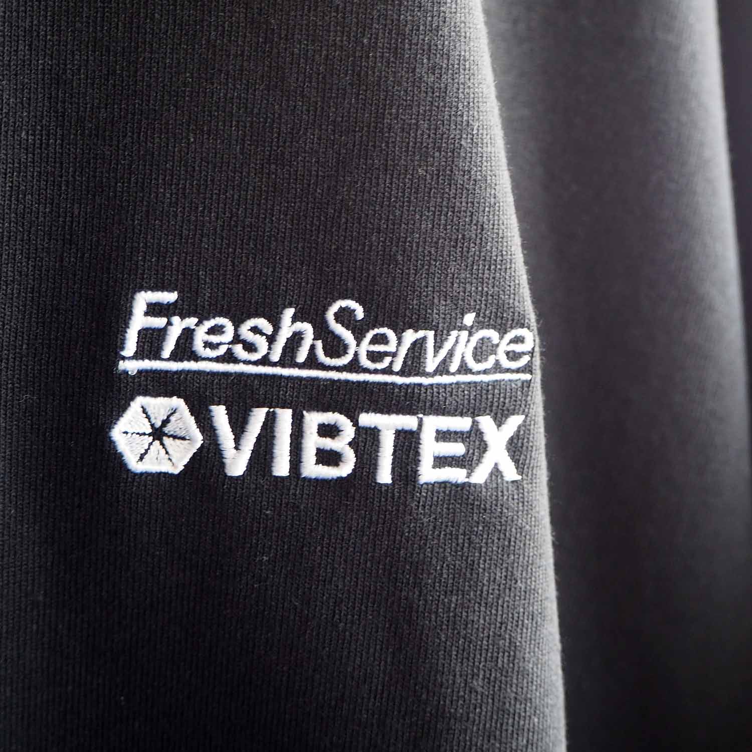 VIBTEX for FreshService ビブテックスフォーフレッシュサービス S/S CREW NECK TEE クルーネックTシャツ ブラック