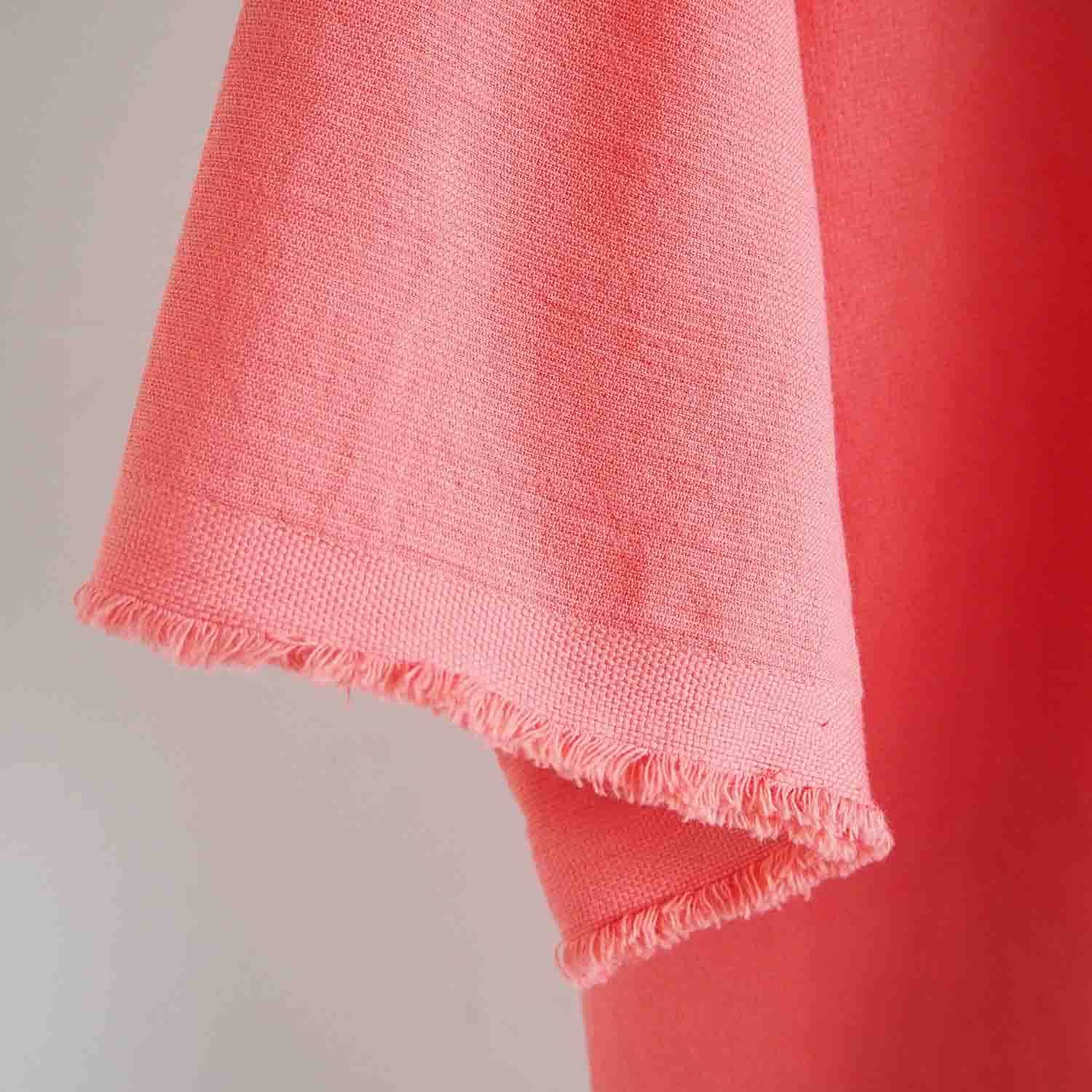 THING FABRICS シングファブリックス TF T-shirt (FRESCA Broad for Towel loom) ハーフスリーブTシャツ フラミンゴ