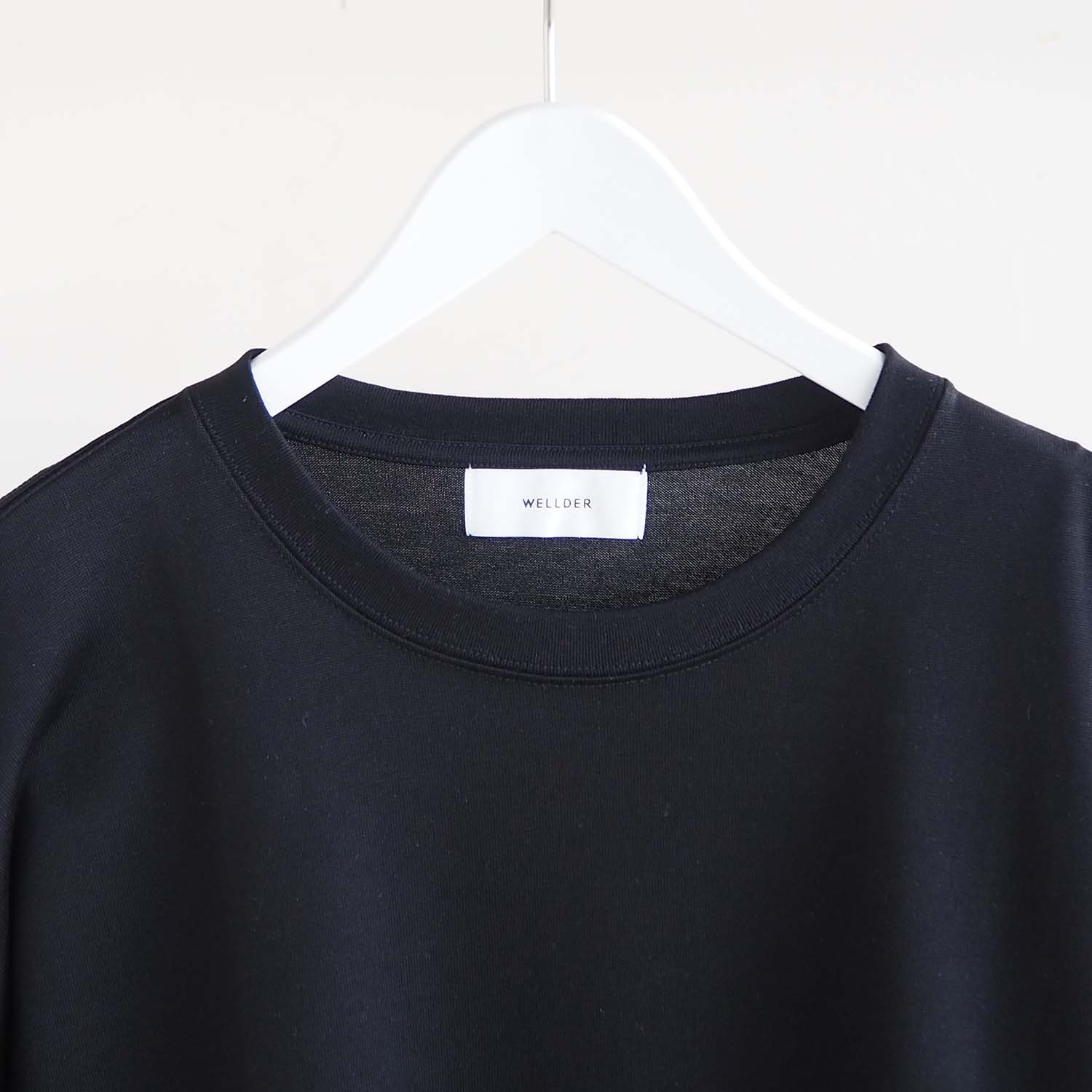WELLDER ウェルダー Supima Long Sleeve スーピマロングスリーブ ブラック