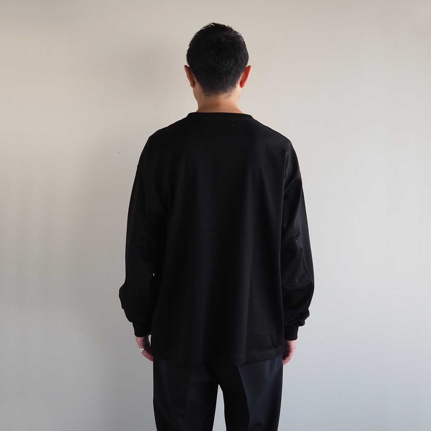 WELLDER ウェルダー Supima Long Sleeve スーピマロングスリーブ ブラック