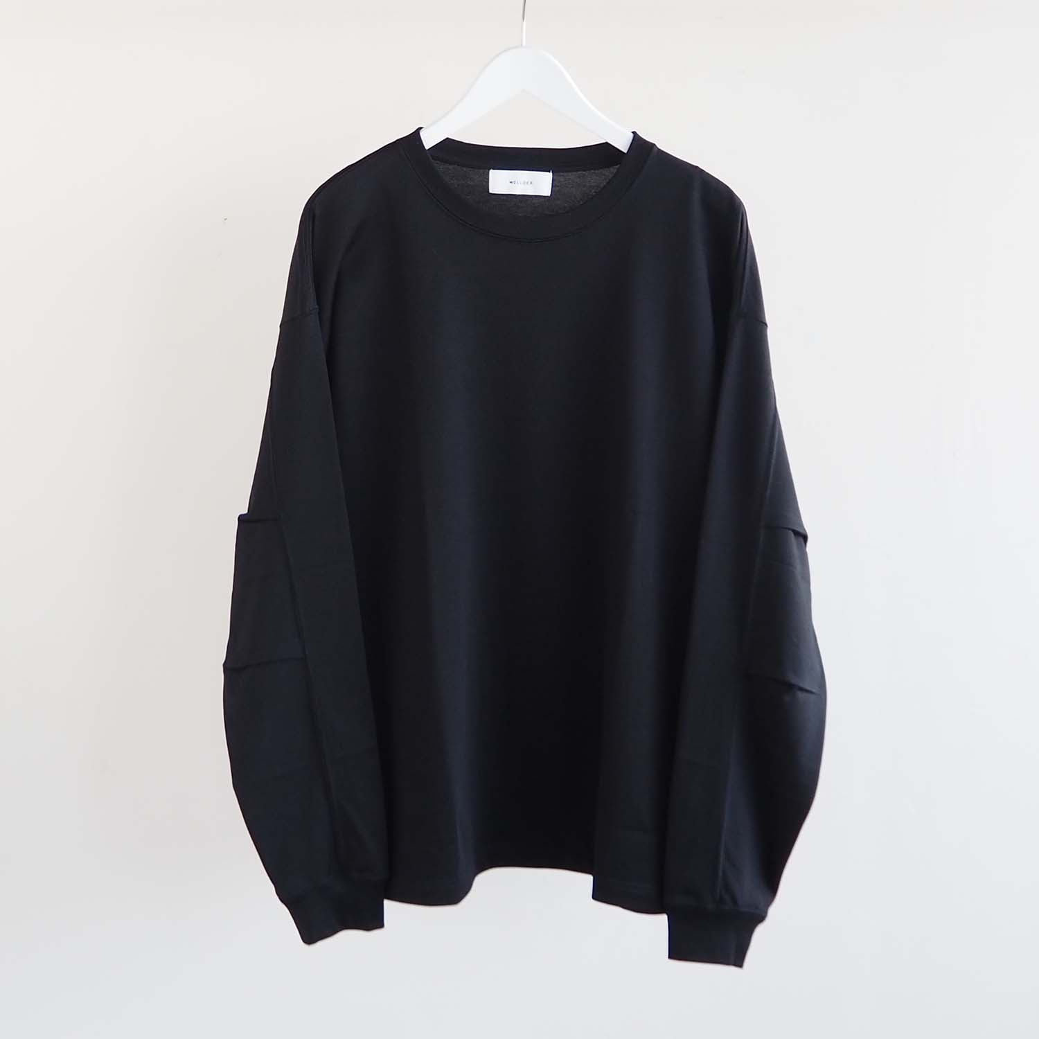 WELLDER ウェルダー Supima Long Sleeve スーピマロングスリーブ ブラック