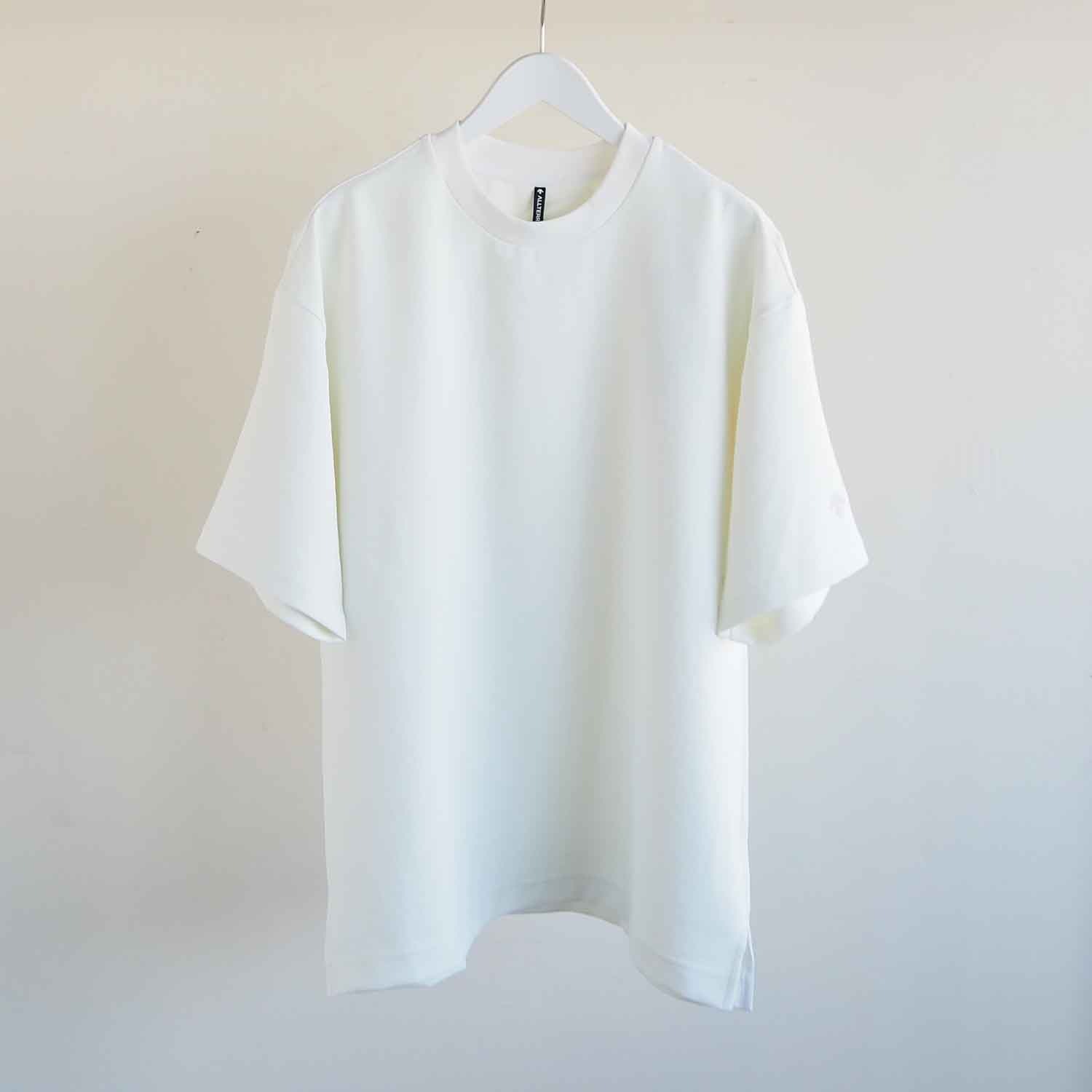 DESCENTE ALLTERRAIN I/O  デサントオルテラインアイオー STRETCH TWILL H/S T-SHIRT ストレッチツイルハーフスリーブTシャツ ホワイト