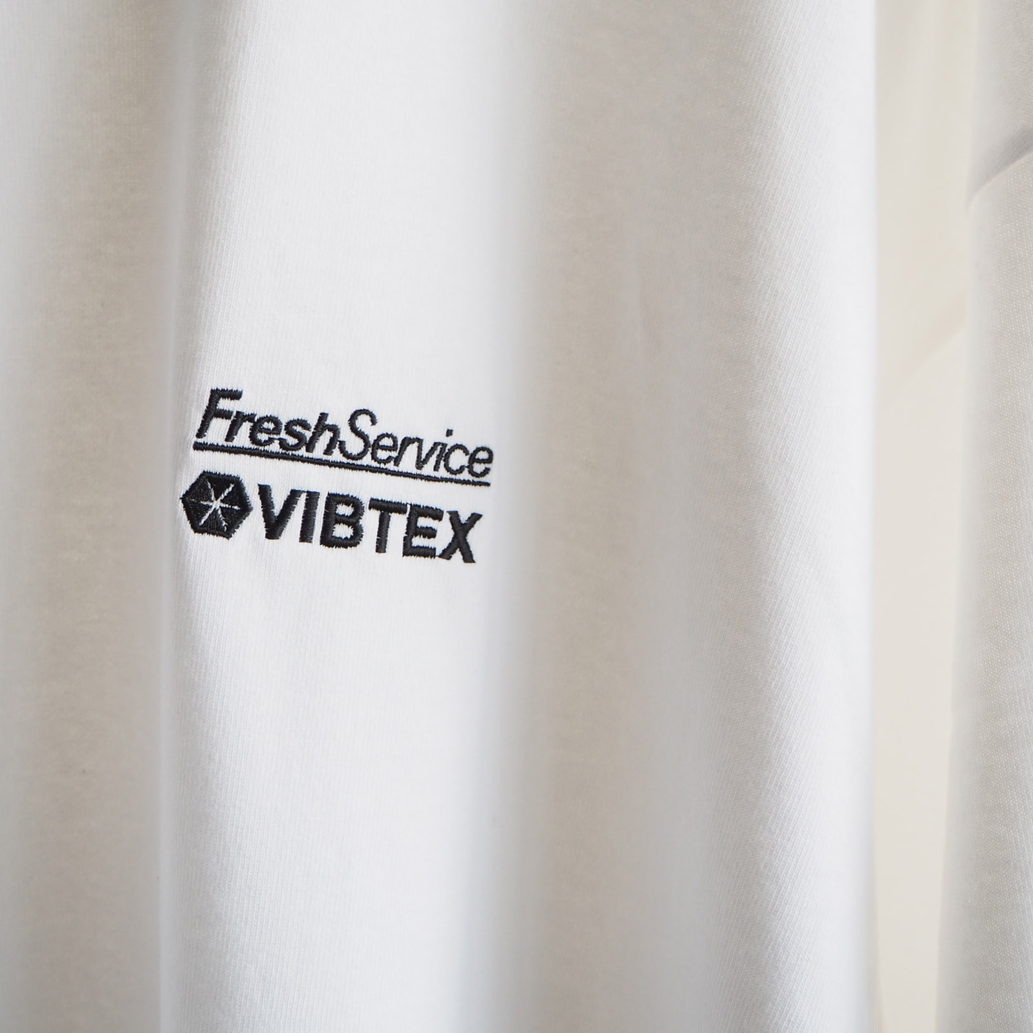 VIBTEX for FreshService ビブテックスフォーフレッシュサービス S/S CREW NECK TEE クルーネックTシャツ ホワイト