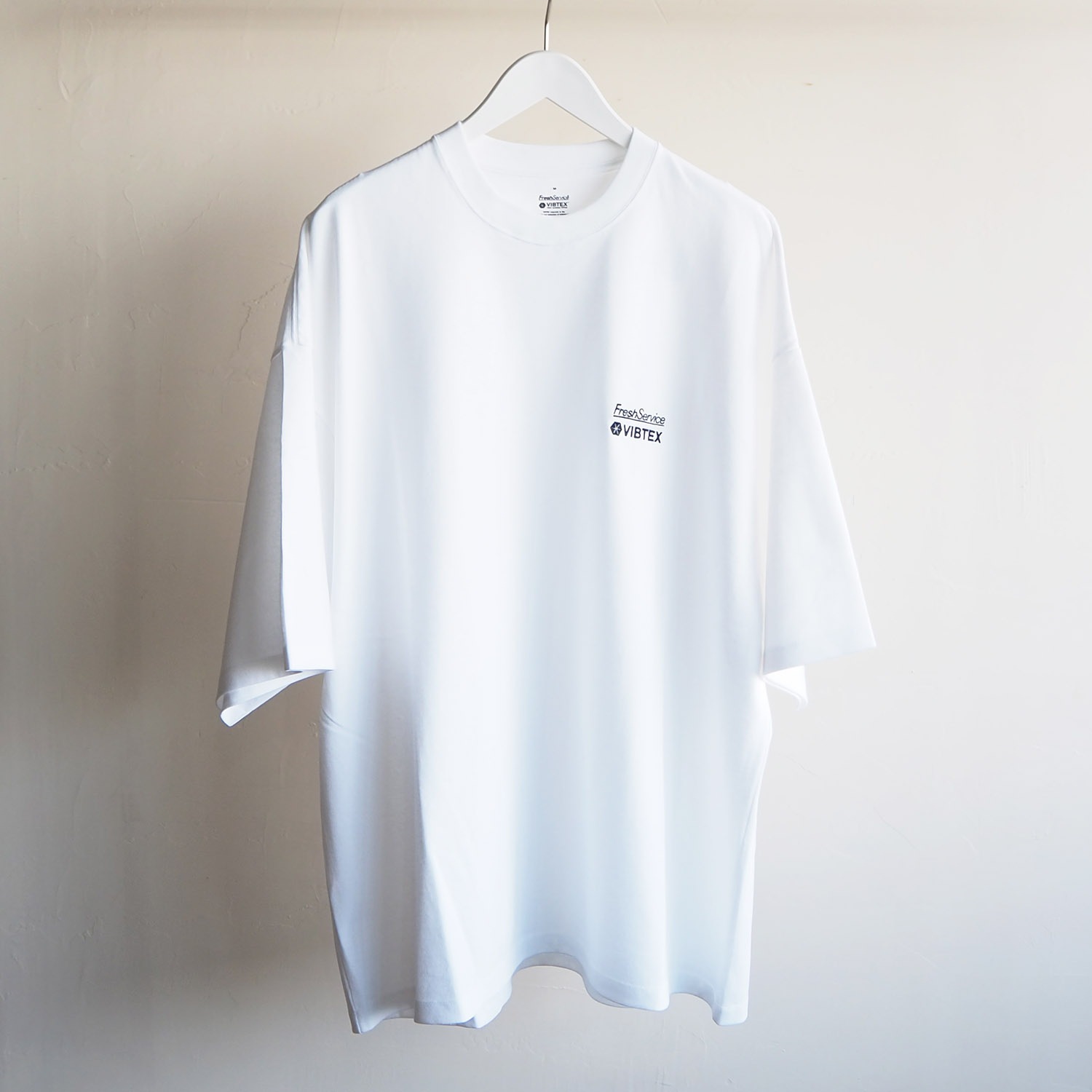 VIBTEX for FreshService ビブテックスフォーフレッシュサービス S/S CREW NECK TEE クルーネックTシャツ ホワイト