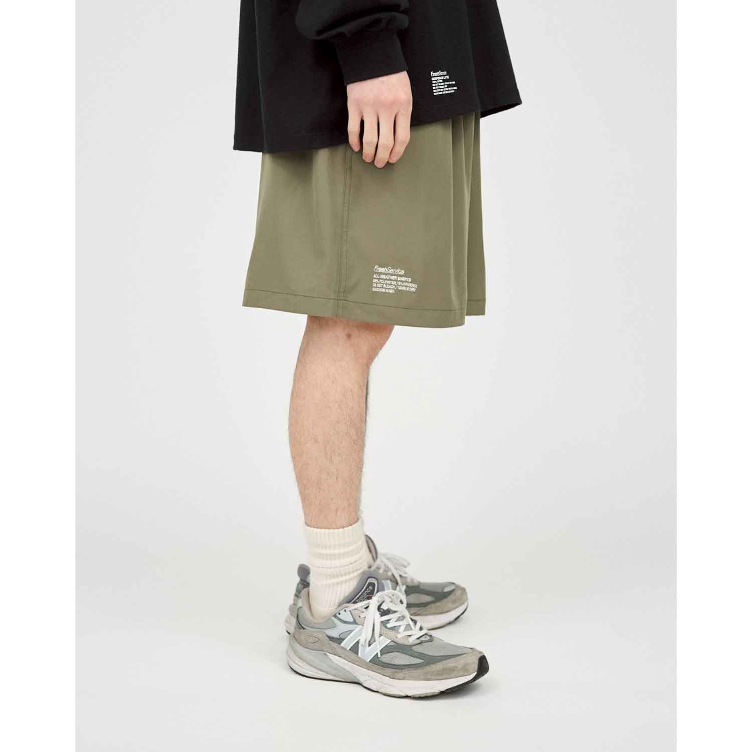 FreshService フレッシュサービス ALL WEATHER SHORTS オールウェザーショーツ カーキ