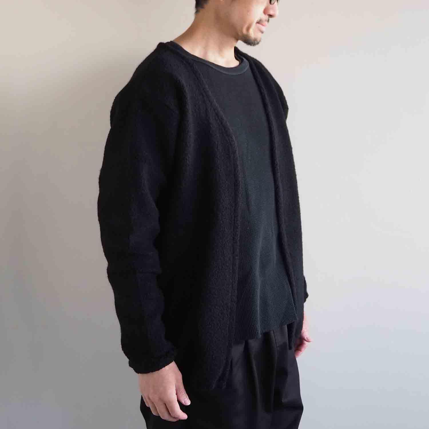 melple メイプル Winter Bolero melple メイプル Winter Bolero ウールパイルボレロ Black ブラック