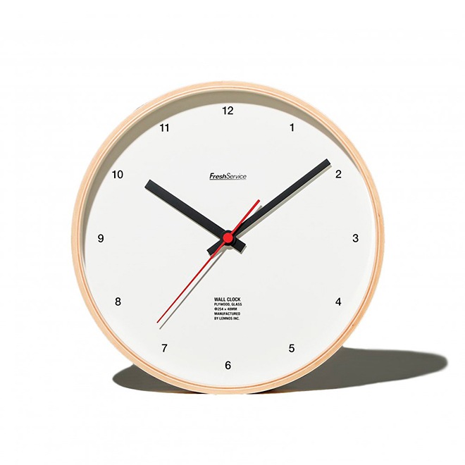 FreshService フレッシュサービス Wall Clock 壁掛け時計 ホワイト