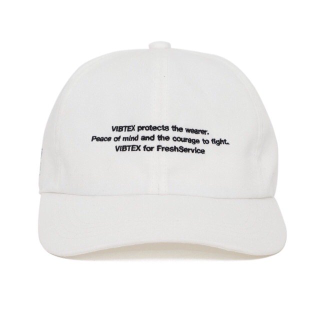 VIBTEX for FreshService ビブテックスフォーフレッシュサービス 6 PANEL CAP キャップ ホワイト