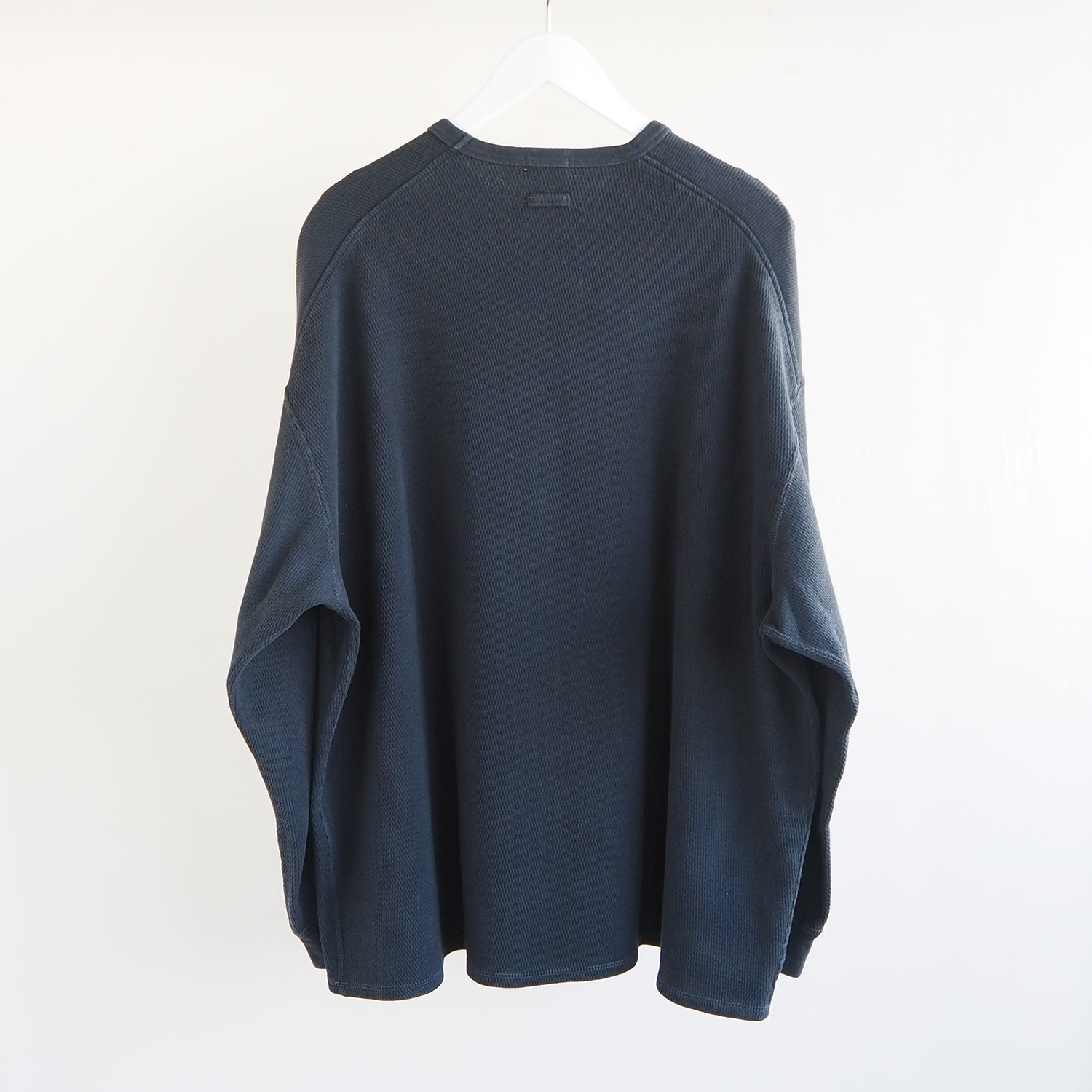 NEPLA. ネプラ MENS メンズ FISH-TAIL PULLOVER フィッシュテールサーマルカットソー ブラック