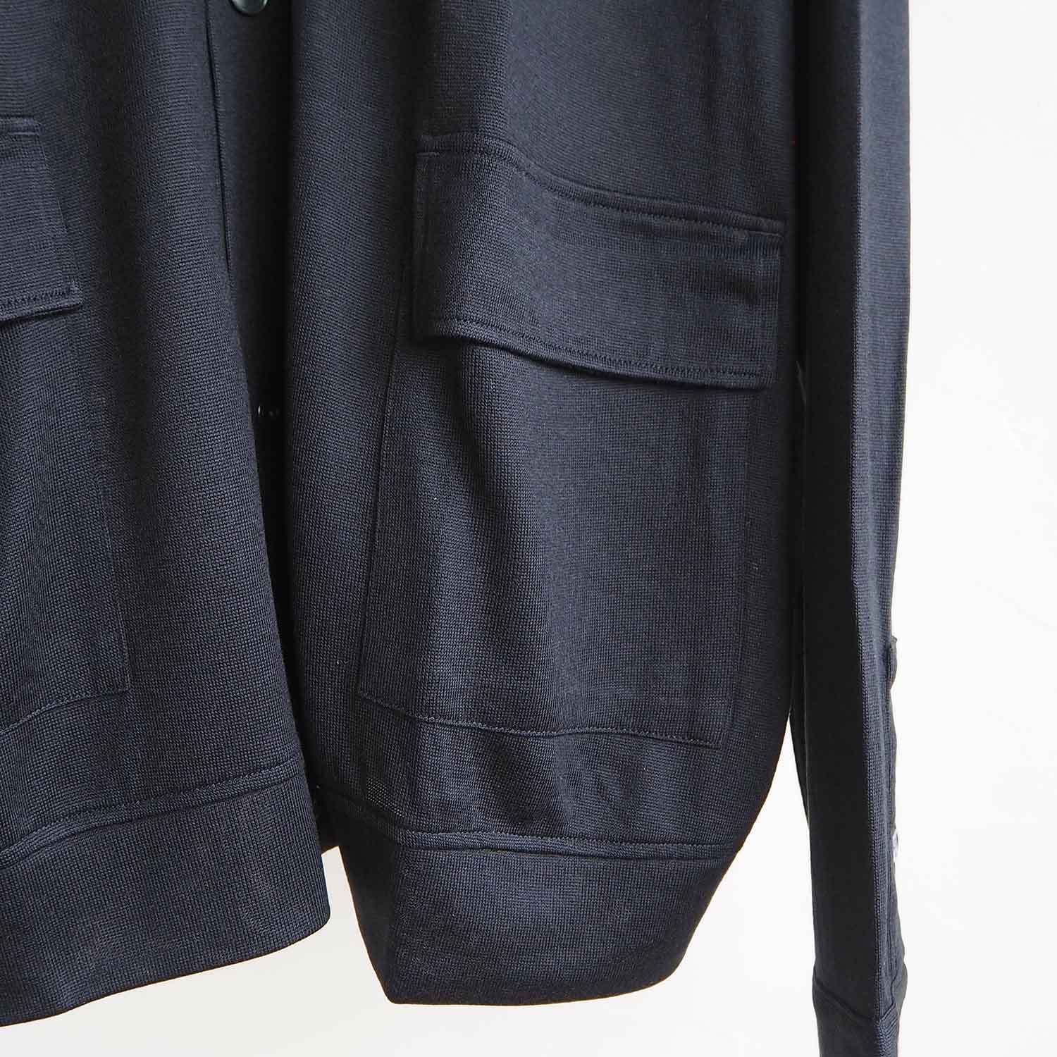 no. ナンバー HIGH GAUGE V NECK CARDIGAN ハイゲージVネックカーディガン ブラック