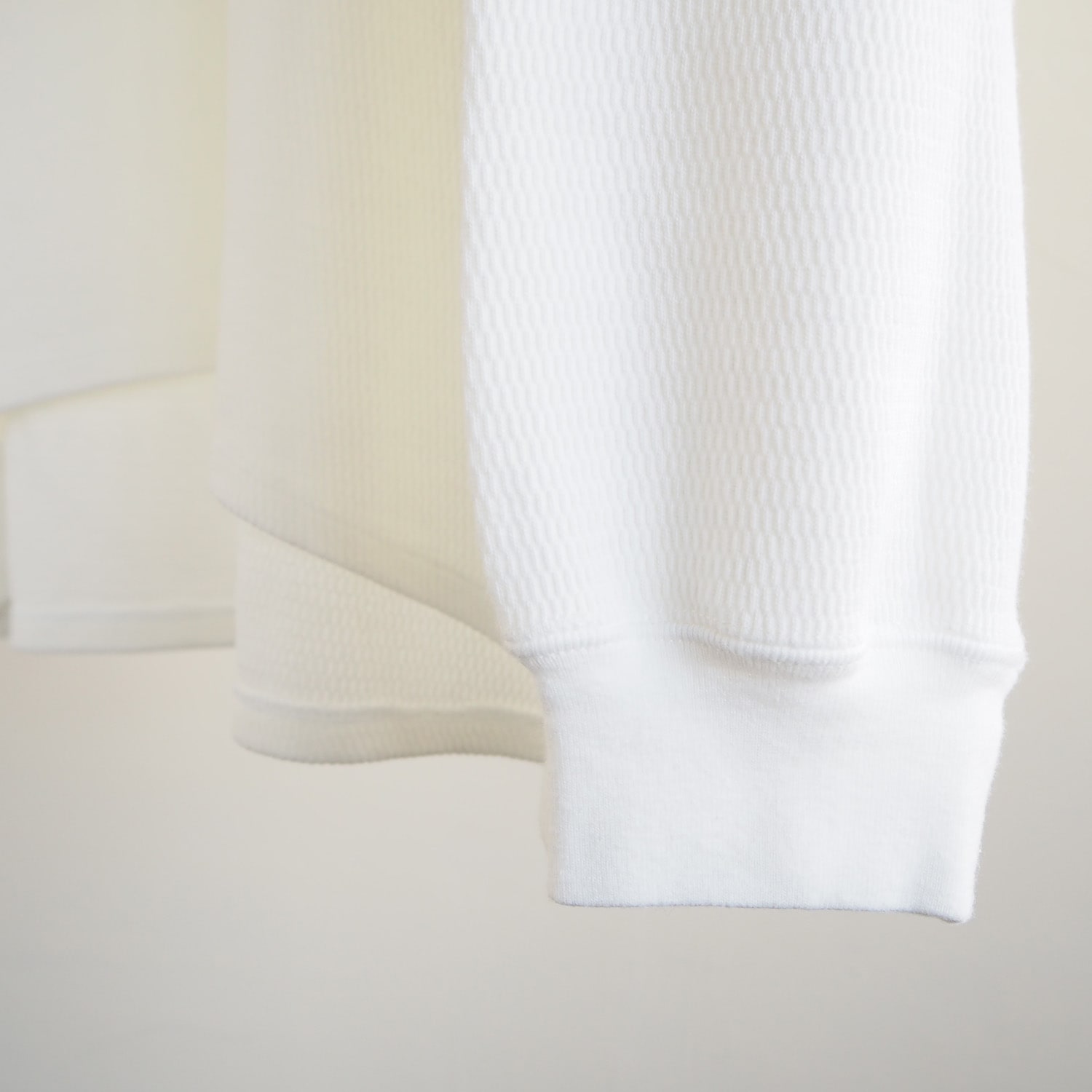 NEPLA. ネプラ MENS メンズ FISH-TAIL PULLOVER フィッシュテールサーマルカットソー ホワイト