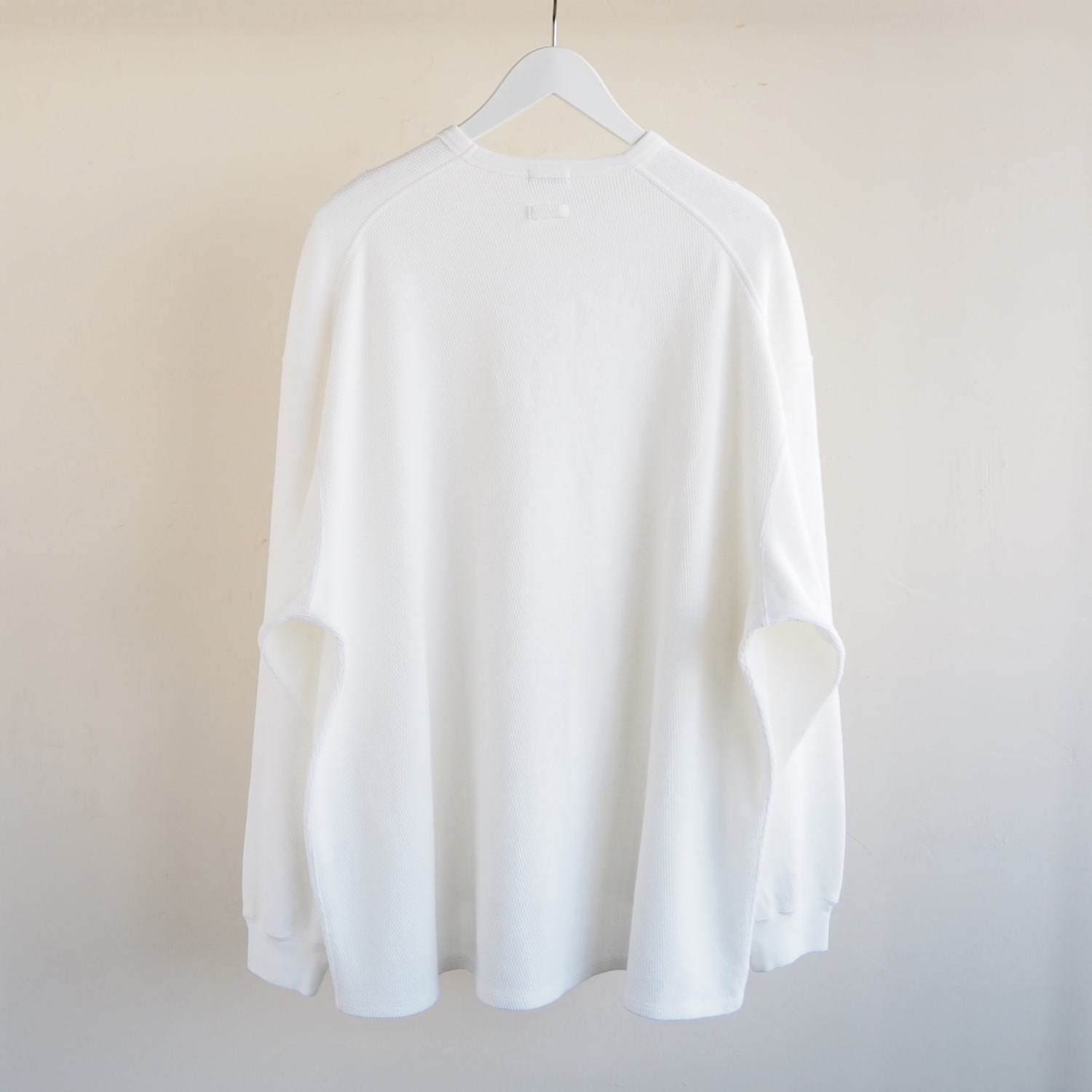 NEPLA. ネプラ MENS メンズ FISH-TAIL PULLOVER フィッシュテールサーマルカットソー ホワイト