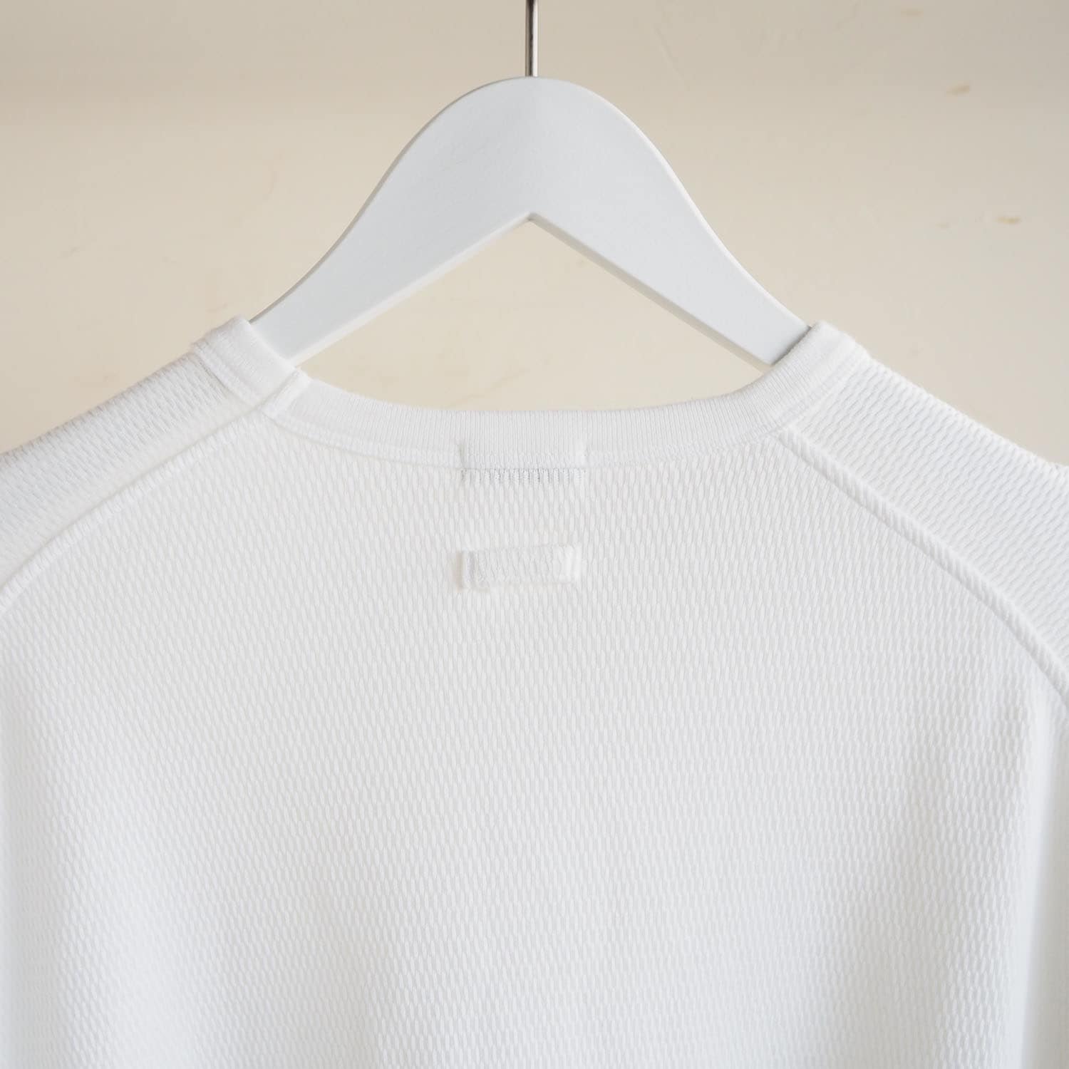 NEPLA. ネプラ MENS メンズ FISH-TAIL PULLOVER フィッシュテールサーマルカットソー ホワイト