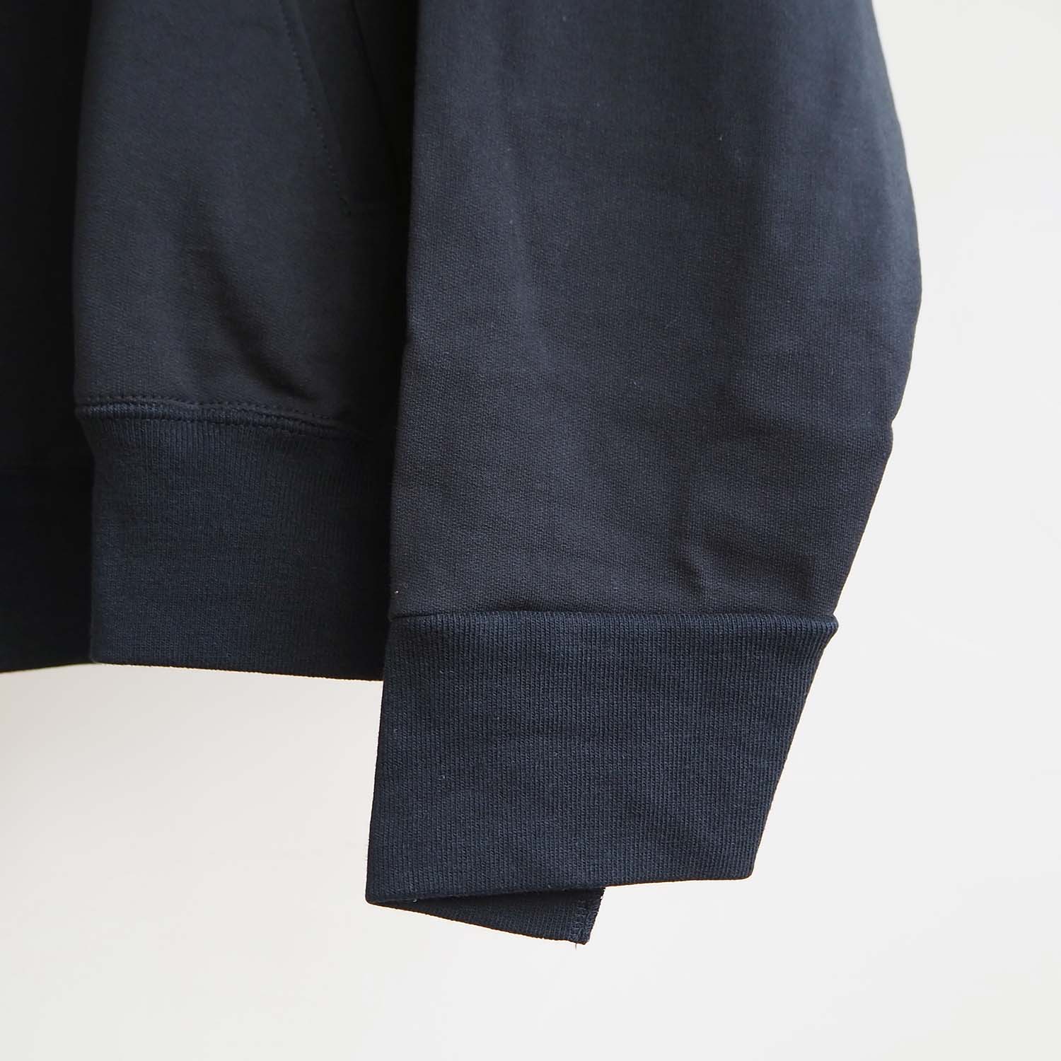 no. ナンバー DOUBLE COLLAR NECK SWEAT ダブルカラーネックスウェット ブラック