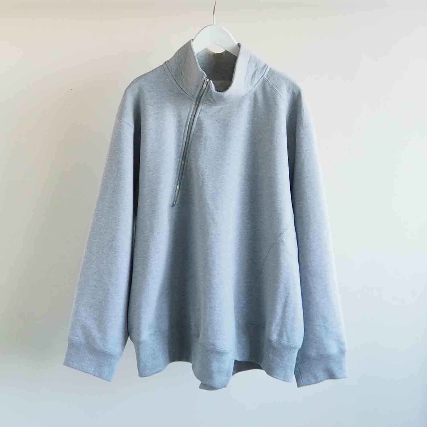 Blue Books Co. ブルーブックスコー Twisty Sweatshirts HighNeck ツイスティーハイネックスウェットシャツ Heather ヘザー