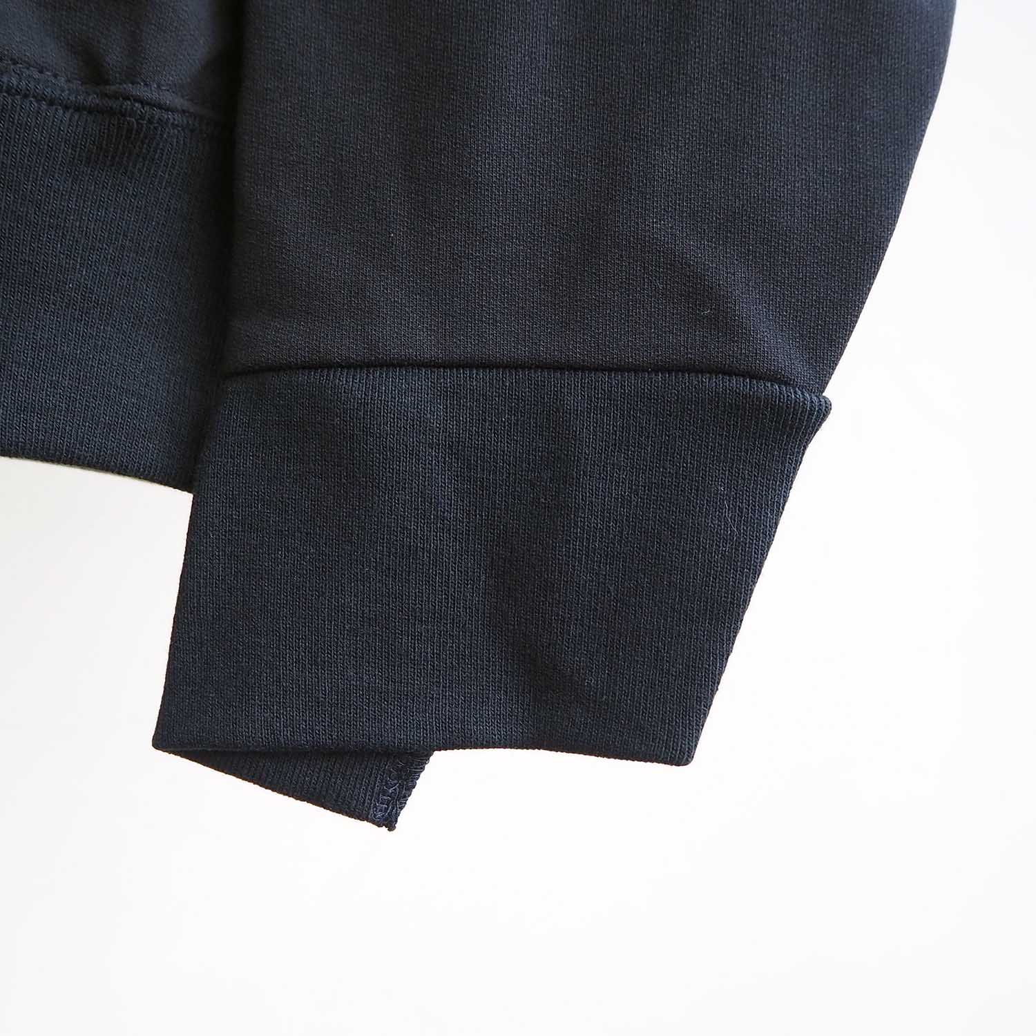 no. ナンバー DOUBLE CREW NECK SWEAT ダブルクルーネックスウェット ブラック