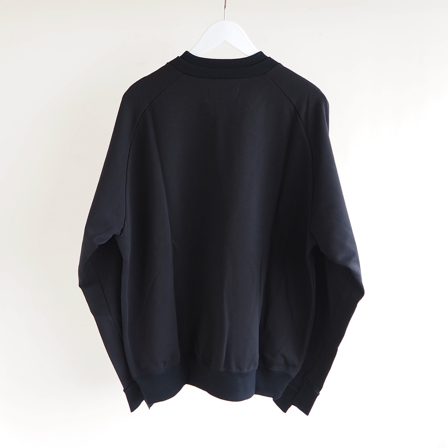 no. ナンバー DOUBLE CREW NECK SWEAT ダブルクルーネックスウェット ブラック