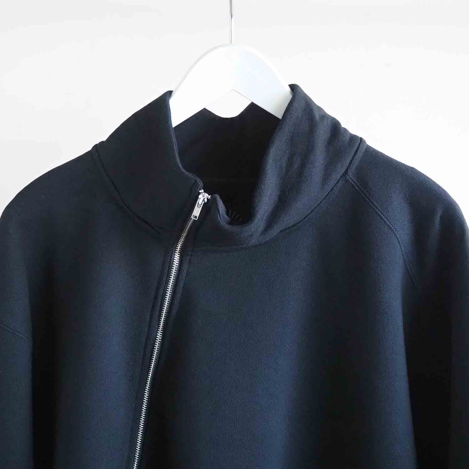 Blue Books Co. ブルーブックスコー Twisty Sweatshirts HighNeck ツイスティーハイネックスウェットシャツ Black ブラック