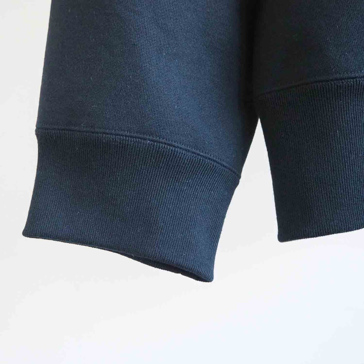 Blue Books Co. ブルーブックスコー Twisty Sweatshirts HighNeck ツイスティーハイネックスウェットシャツ Black ブラック