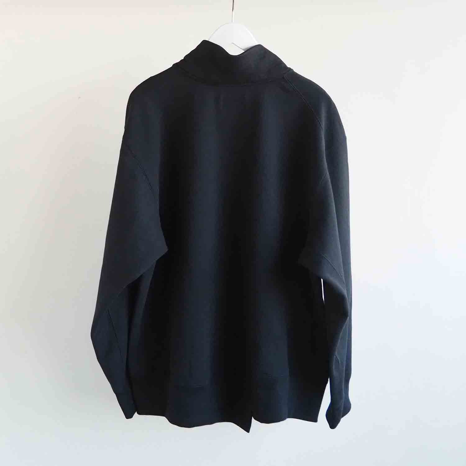 Blue Books Co. ブルーブックスコー Twisty Sweatshirts HighNeck ツイスティーハイネックスウェットシャツ Black ブラック
