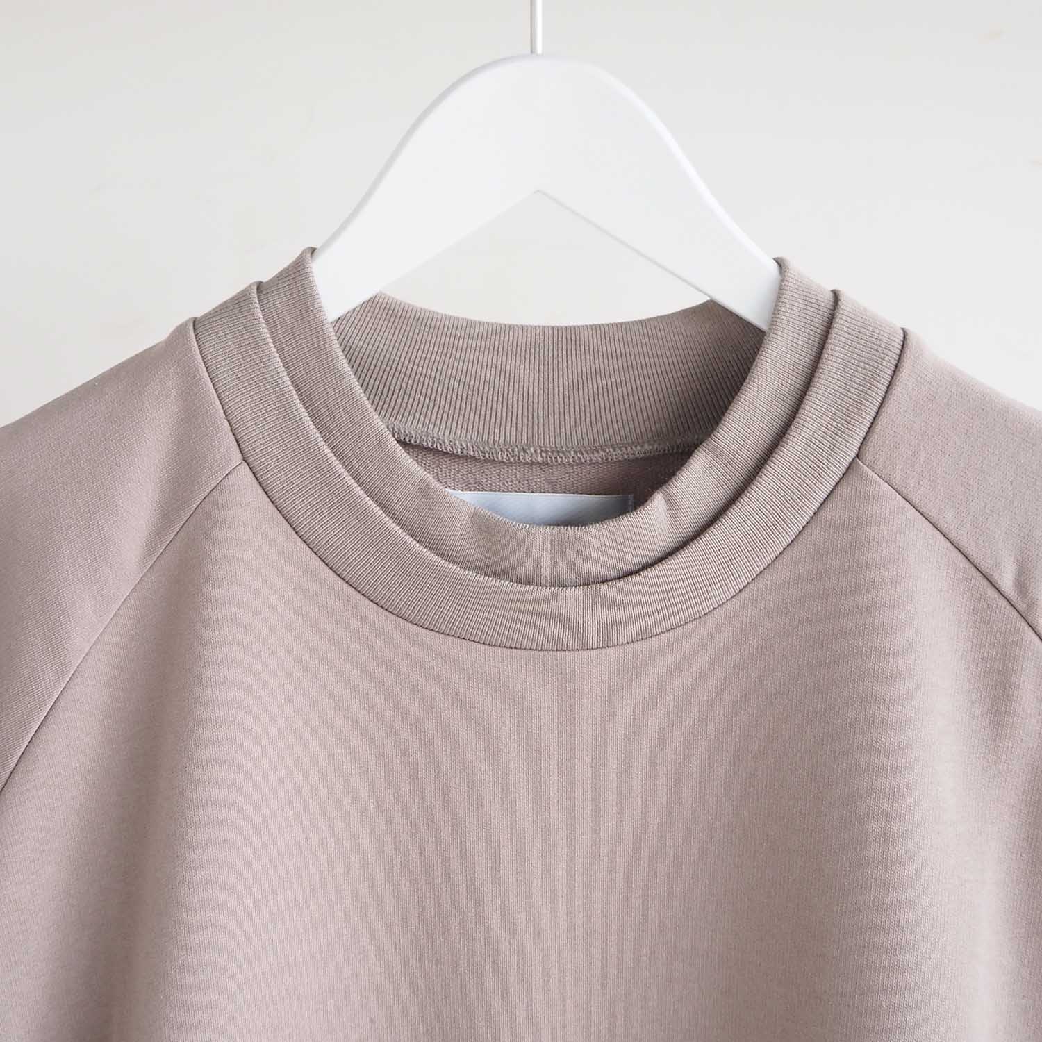 no. ナンバー DOUBLE CREW NECK SWEAT ダブルクルーネックスウェット ベージュ