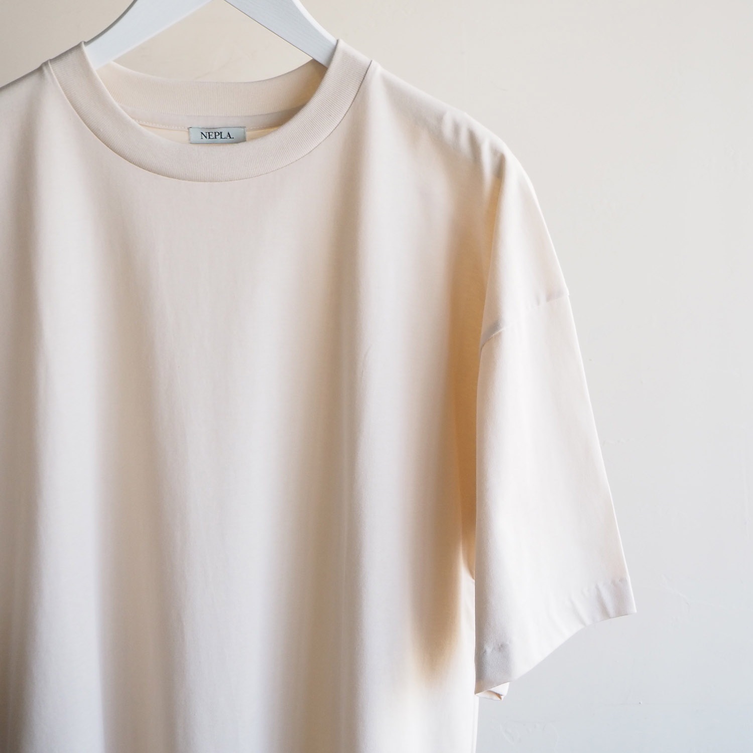 NEPLA. ネプラ MENS メンズ BASIC-T ベーシックＴシャツ ベージュ