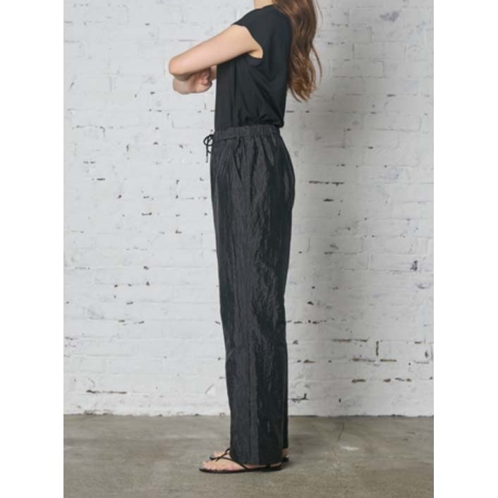 FANTASTICDAYS WOMENS ファンタスティックデイズ ウィメンズ RESORT ナイロンイージーパンツ ブラック