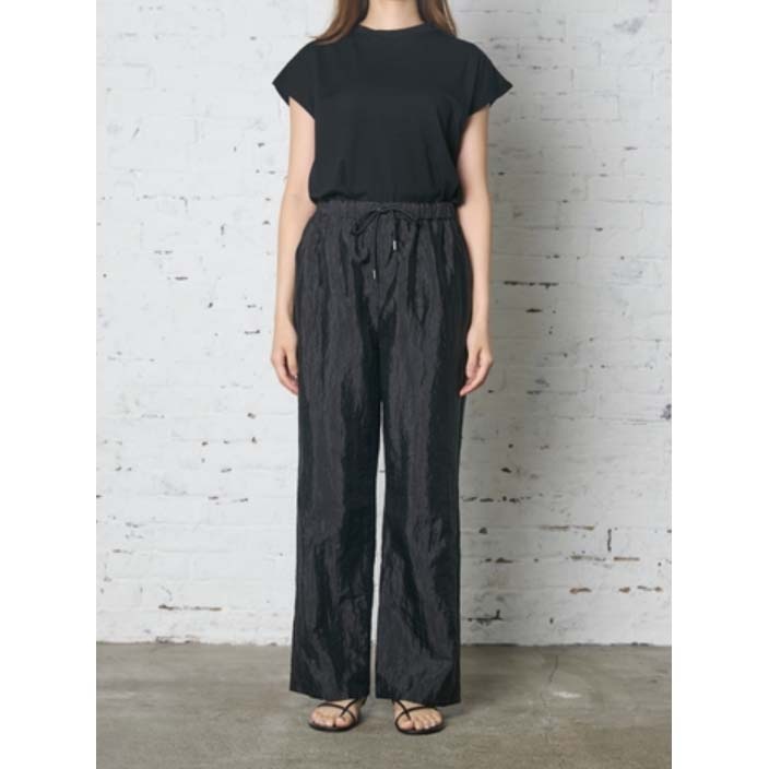 FANTASTICDAYS WOMENS ファンタスティックデイズ ウィメンズ RESORT ナイロンイージーパンツ ブラック