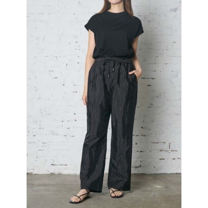 FANTASTICDAYS WOMENS ファンタスティックデイズ ウィメンズ RESORT ナイロンイージーパンツ ブラック