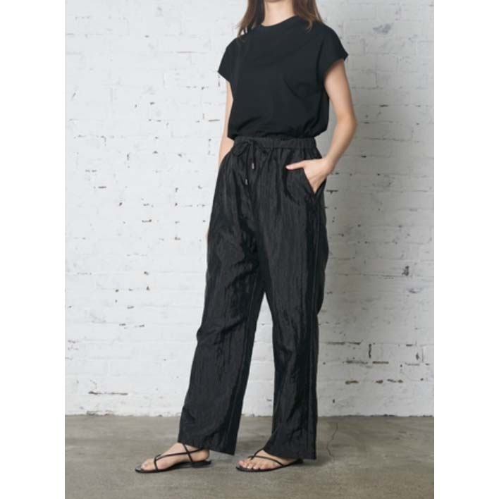 FANTASTICDAYS WOMENS ファンタスティックデイズ ウィメンズ RESORT ナイロンイージーパンツ ブラック