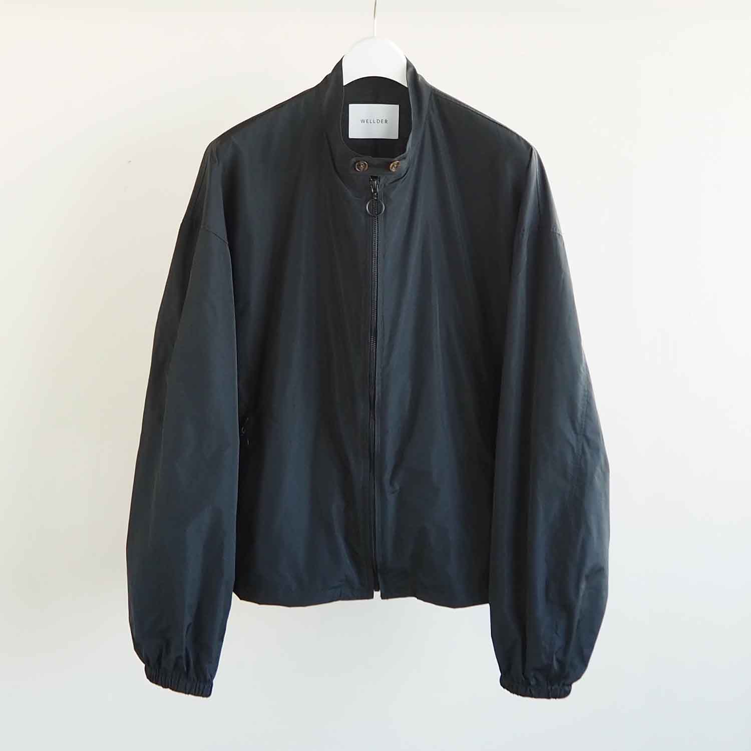 WELLDER ウェルダー Wide Silhouette Riders Jacket ワイドシルエットライダースジャケット ブラック