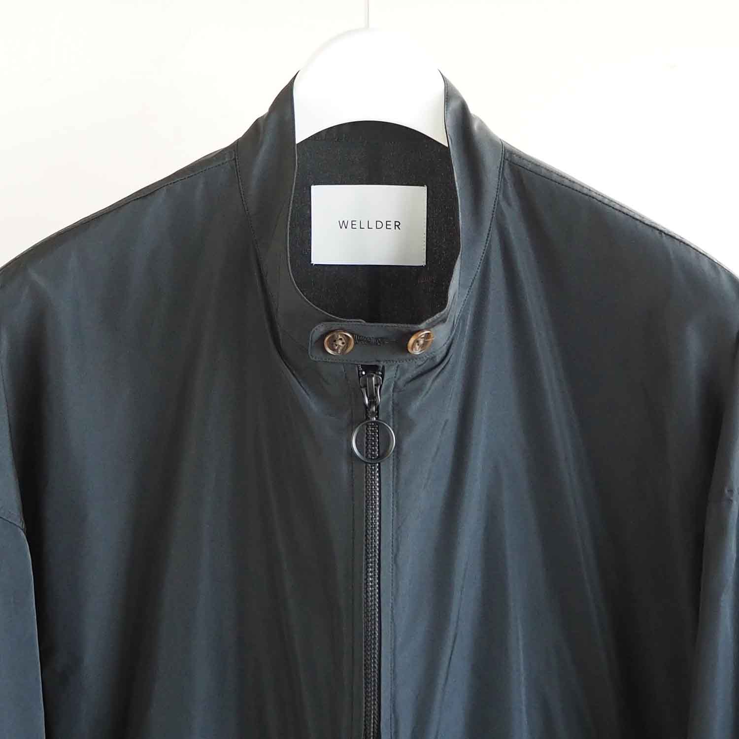 WELLDER ウェルダー Wide Silhouette Riders Jacket ワイドシルエットライダースジャケット ブラック