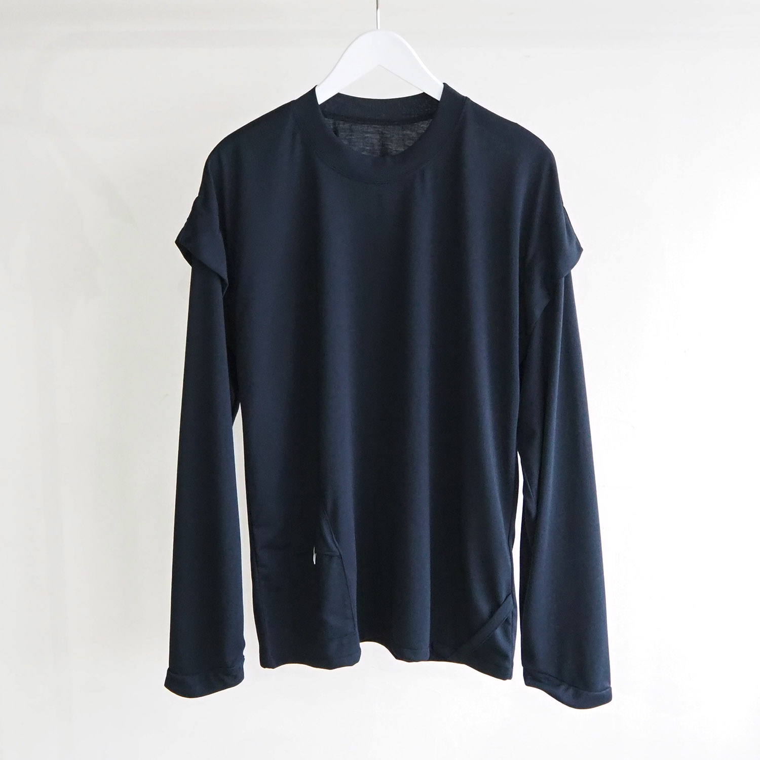 BUDO ブドー BBS PULL OVER ランニングロングスリーブシャツ BLACK ブラック
