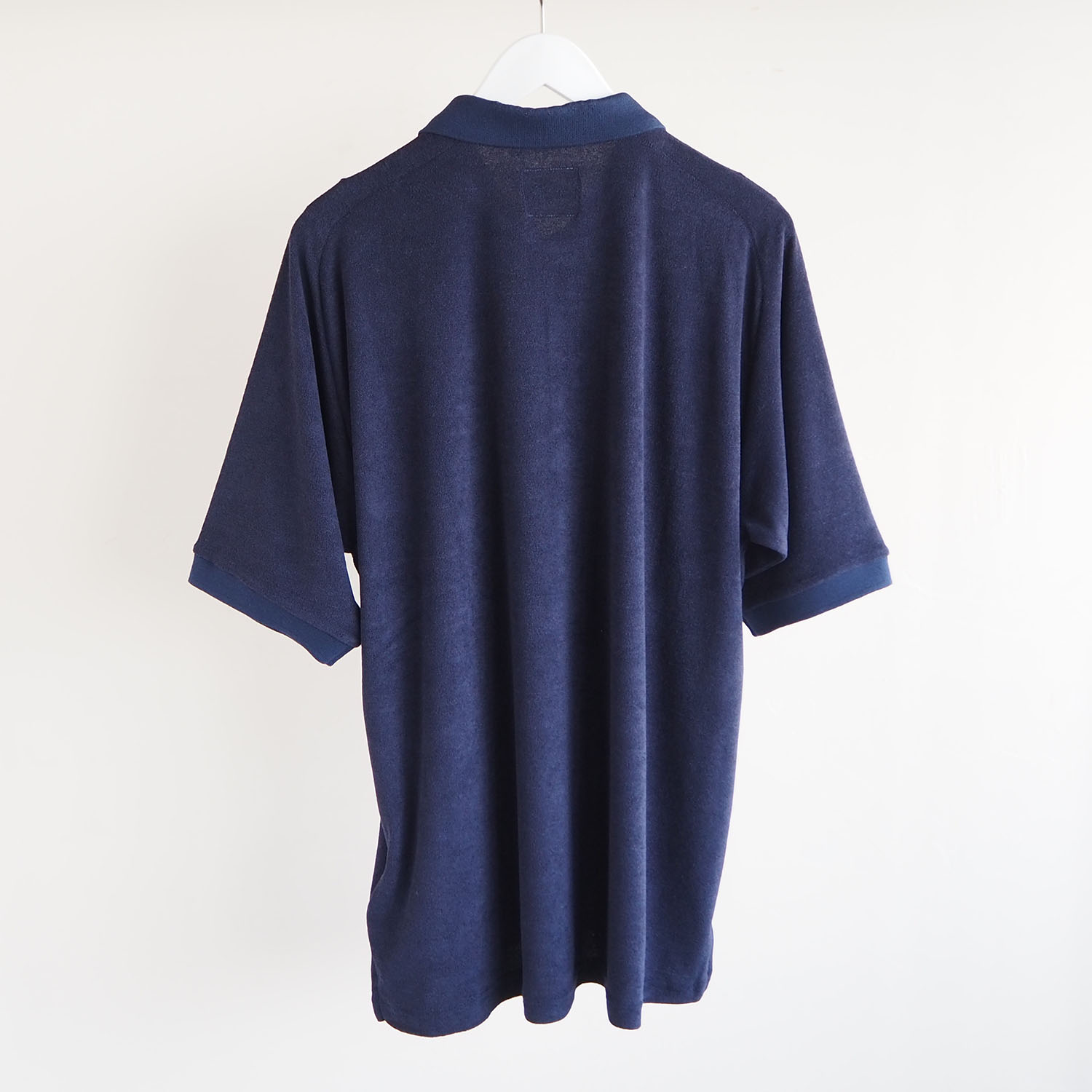 SALVAGE PUBLIC Kolepa  サルベージパブリック コレパ Pile Polo Short sleeve パイル素材ポロシャツ Navy ネイビー