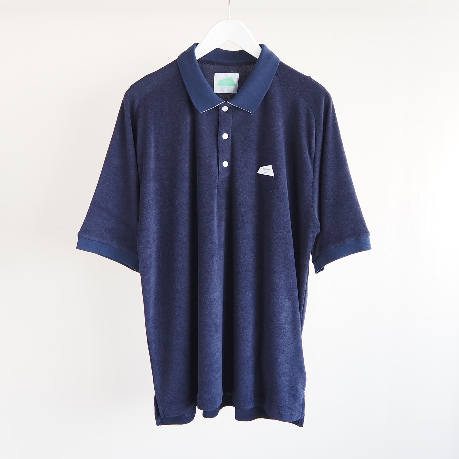 SALVAGE PUBLIC Kolepa  サルベージパブリック コレパ Pile Polo Short sleeve パイル素材ポロシャツ Navy ネイビー