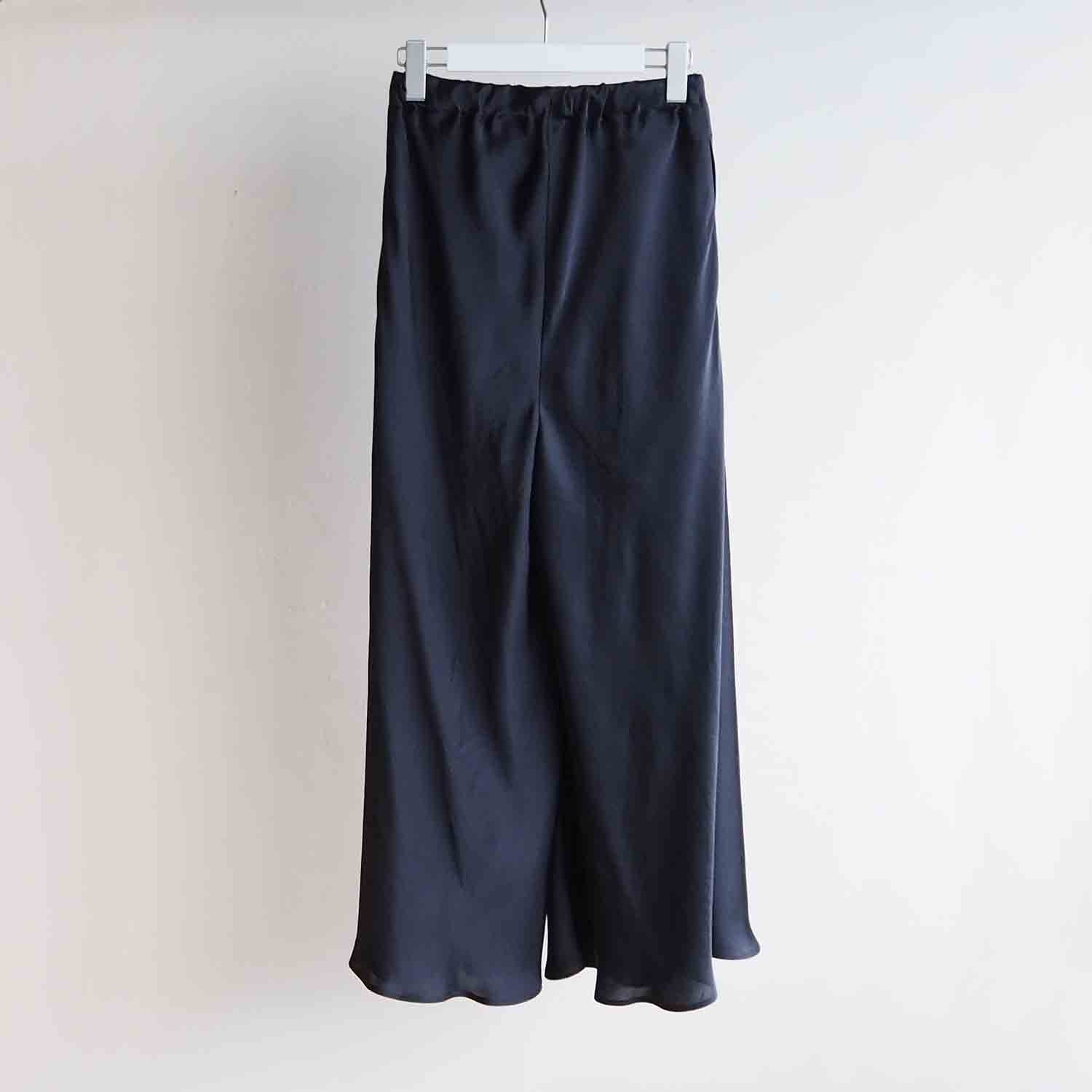 FANTASTICDAYS WOMENS ファンタスティックデイズ ウィメンズ BOWEASY バイアスサテンパンツ ブラック