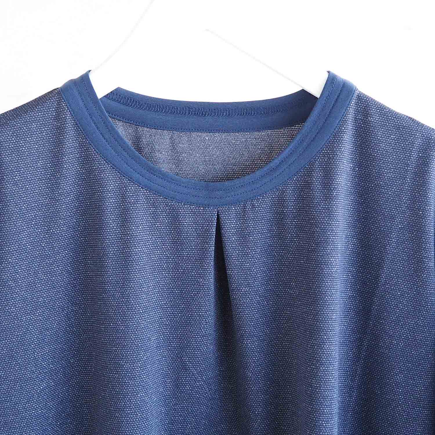 BUDO ブドー Mountain Pass top Short Sleeve マウンテンパストップ半袖カットソー melange navy メランジネイビー