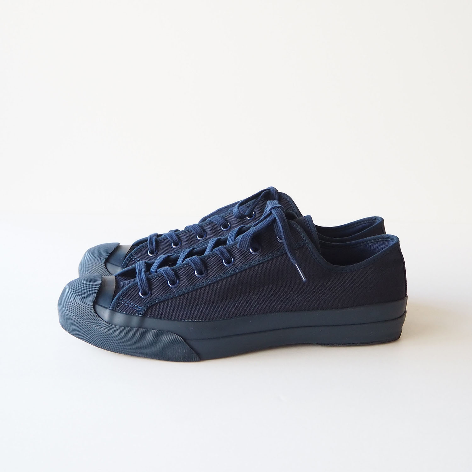 STUDIO NICHOLSON スタジオニコルソン MERINO / Vulcanized Sole Canvas Shoes (moonstar) DARK NAVY ダークネイビー