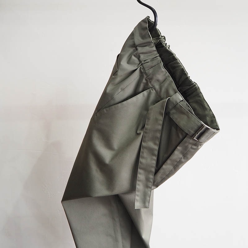 LONGTAPE WOMEN タックワイドテーパードパンツ ウィメンズ