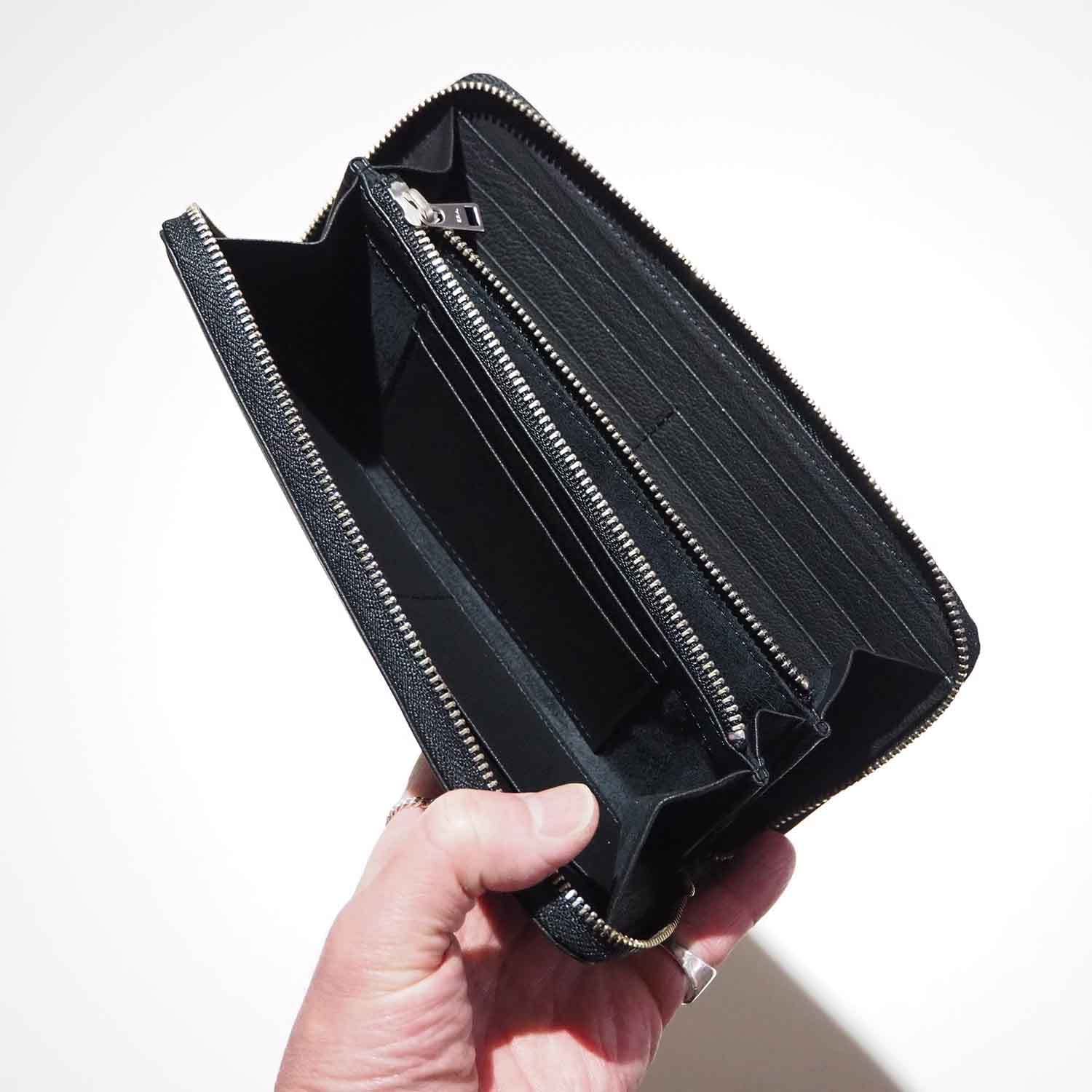 ERA. イーラ EO GOAT ROUND SLIM WALLET EOゴートラウンドスリム