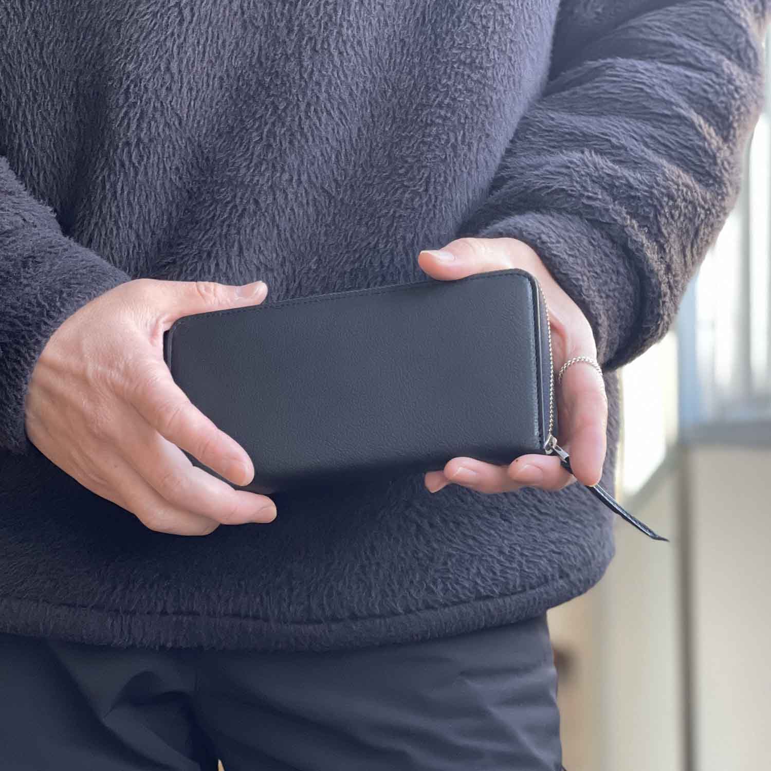 ERA. イーラ EO GOAT ROUND SLIM WALLET EOゴートラウンドスリム