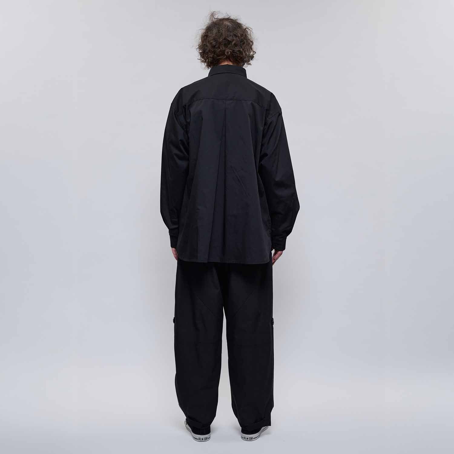 UNTRACE アントレース _207 レギュラーカラーシャツ BLACK