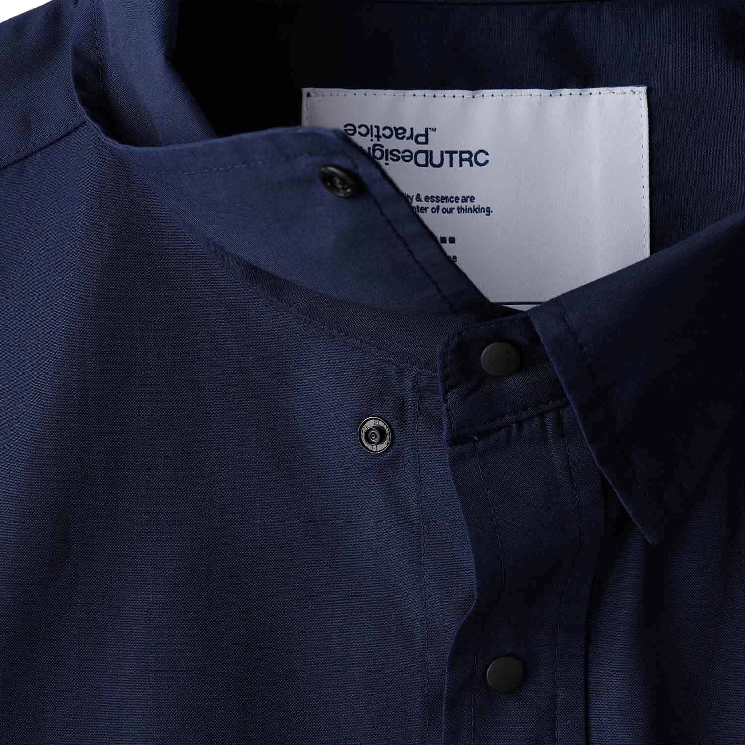 UNTRACE アントレース _207 レギュラーカラーシャツ BLACK