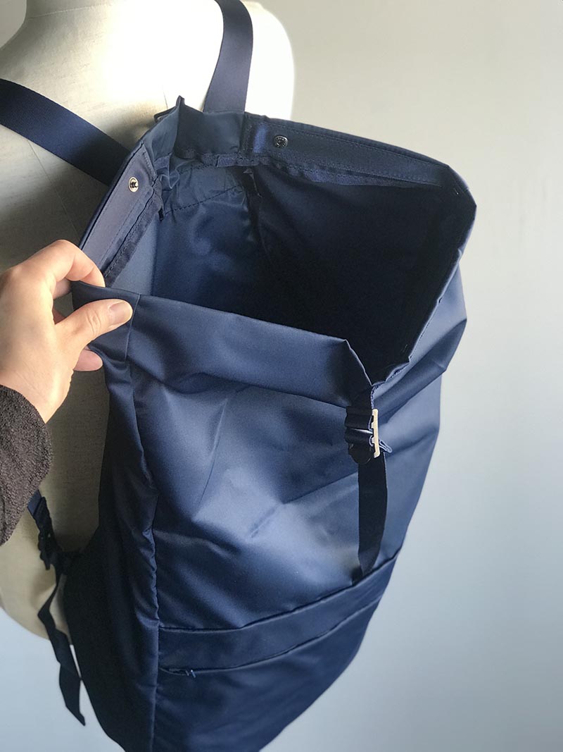 LEAF LINE spring backpack No.2 ナイロンリュック (large) ブラック