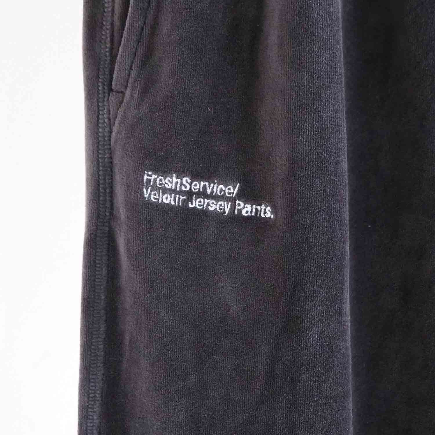 FreshService フレッシュサービス VELOUR JERSEY PANTS ベロアジャージパンツ GRAY グレー