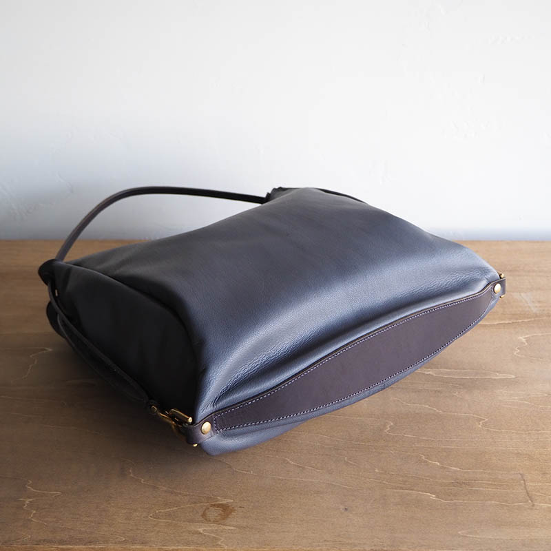 2WAY LEATHER BAG DSTO-03(SMALL) GOAT goose gray 2ウェイレザーバッグ ゴート グースグレー