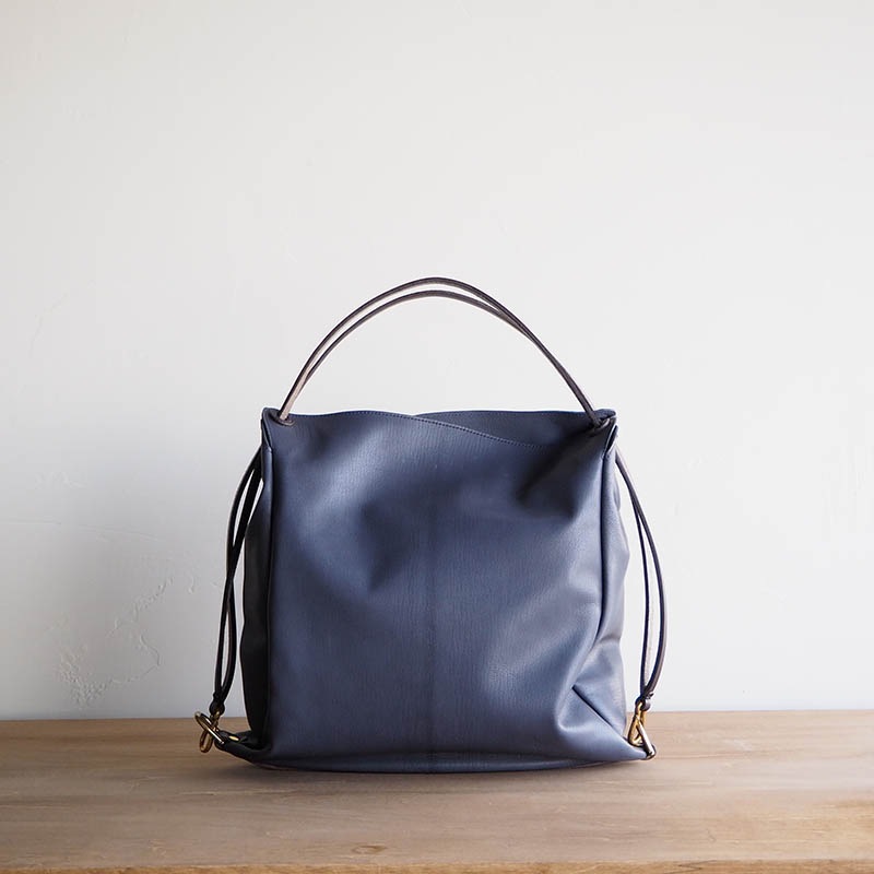 2WAY LEATHER BAG DSTO-03(SMALL) GOAT goose gray 2ウェイレザーバッグ ゴート グースグレー