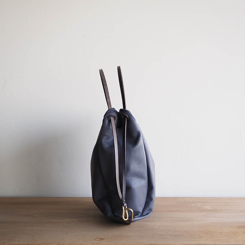 2WAY LEATHER BAG DSTO-03(SMALL) GOAT goose gray 2ウェイレザーバッグ ゴート グースグレー